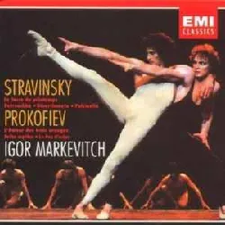 cd stravinsky, prokofiev / igor markevitch - le sacre du printemps / petrouchka / divertimento / pulcinella - l'amour des trois or