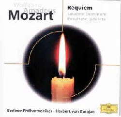 cd wolfgang amadeus mozart - berliner philharmoniker, herbert von karajan - requiem / laudate dominum / exsultate, jubilate (1992)