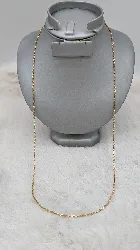 chaîne or maille forçat or 750 millième (18 ct) 10,70g