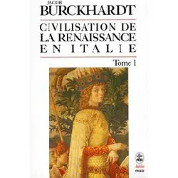 livre civilisation de la renaissance en italie - tome 1