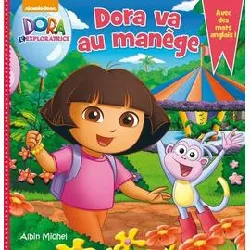 livre dora va au manège