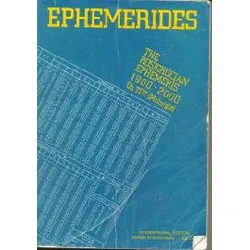 livre ephemerides 1900 - 2000 a 0 heures