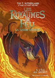 livre les royaumes de feu - la bande dessinée tome 4 - l'île au secret