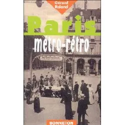 livre paris metro retro