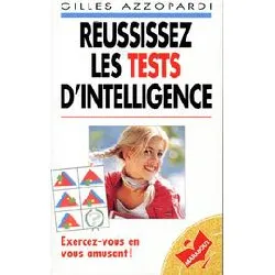 livre reussissez les tests d'intelligence