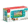 nintendo switch lite edition animal crossing new horizons (méli et mélo hawaï)