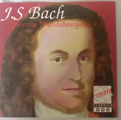 cd j.s. bach - concertos brandebourgeois 4 - 5 - 6 (1989)
