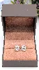 chopard boucles d'oreilles happy diamonds icons coeur en or blanc chacune ornée d'un diamant mobile or 750 millième (18 ct) 4,94g