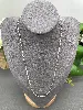 collier argent maille forçat fine argent 925 millième (22 ct) 5,12g
