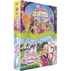 dvd barbie et la porte secrète, barbie et ses soeurs au club hippique coffret dvd