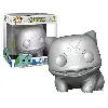 figurine funko! pop - pokemon s6 - bulbizarre argent/métallique - 25 cm