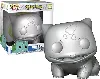 figurine funko! pop - pokemon s6 - bulbizarre argent/métallique - 25 cm