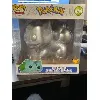 figurine funko! pop - pokemon s6 - bulbizarre argent/métallique - 25 cm
