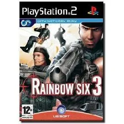 jeu ps2 tom clancy's rainbow six 3: raven shield - ensemble complet - playstation 2