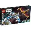 lego star wars - l'e - wing de la nouvelle république contre le chasseur de shin hati - 75364