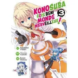 livre konosuba : sois béni monde merveilleux ! - tome 3
