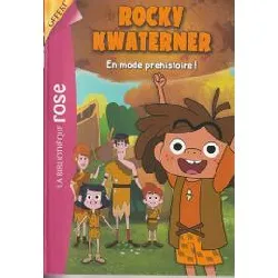 livre rocly katerner - en mode préhistoire ! bibliothèque rose