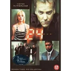 dvd 24 heures chrono : l'intégrale saison 3 (24 épisodes) - coffret collector 7 dvd