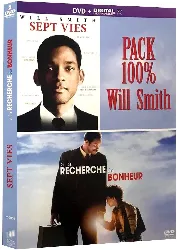 dvd pack 100% will smith (sept vies + a la recherche du bonheur)