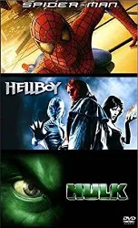 dvd spider man 2 / hellboy / hulk - tripack 3 dvd