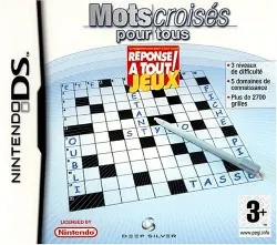 jeu ds mots croises pour tous : reponses a tout! jeux