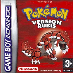 jeu gameboy advance gba pokemon version rubis