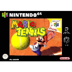 jeu nintendo n64 mario tennis