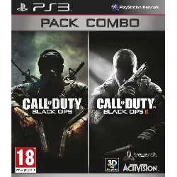 jeu ps3 pack combo cod black ops 1+2