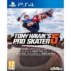 jeu ps4 tony hawk's pro skater 5