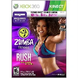 jeu xbox 360 zumba fitness rush - kinect