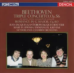 cd beethoven - jean - jacques kantorow, jacques rouvier, mari fujiwara, netherlands chamber orchestra, emmanuel krivine - triple c