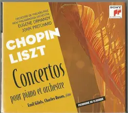 cd emil gilels, charles rosen - chopin: piano concerto no. 1; liszt: piano concerto no. 1 (1996)