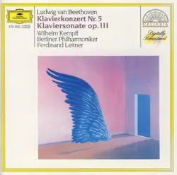 cd ludwig van beethoven, wilhelm kempff, berliner philharmoniker, ferdinand leitner - klavierkonzert nr. 5 - klaviersonate op. 111