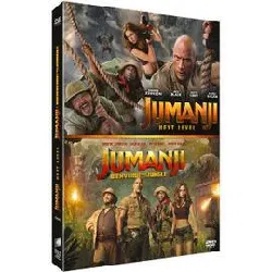 dvd jumanji : bienvenue dans la jungle + next level