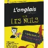 livre l'anglais pour les nuls, édition collector