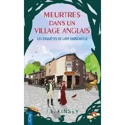 livre meurtres dans un village anglais