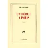 livre un début à paris