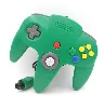 manette filaire nintendo n64 verte (import japonais