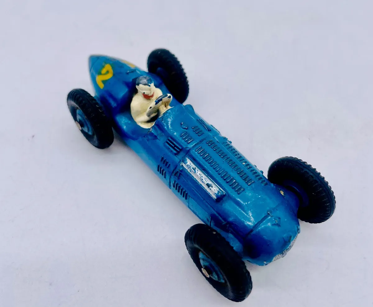 Dinky Toys – Auto De Course Talbot Lago Bleue Vintage, Ref. 23H – Modèle 1:43, Collection Voiture Ancienne