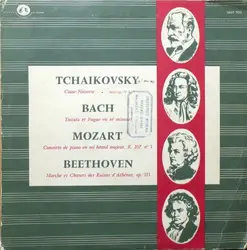vinyle tchaikovsky / bach / mozart / beethoven - casse - noisette / toccata et fugue en ré mineur / concerto de piano en mi bémol 