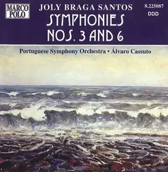 cd joly braga santos – portuguese symphony orchestra - álvaro cassuto - symphonies nos. 3 and 6 (2000)