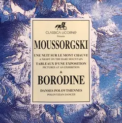 cd modest mussorgsky, alexander borodin - tableaux d'une exposition