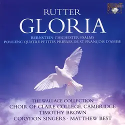 cd rutter, bernstein, poulenc / the wallace collection, choir of clare college, cambridge, timothy brown, corydon singers, matthew