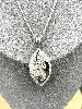 chaine argent avec pendentif d'oxydes argent 925 millième (22 ct) 4,12 g