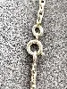 chaîne argent maille forçat avec pendentif argent 800 millième (19 ct) 12,85 g