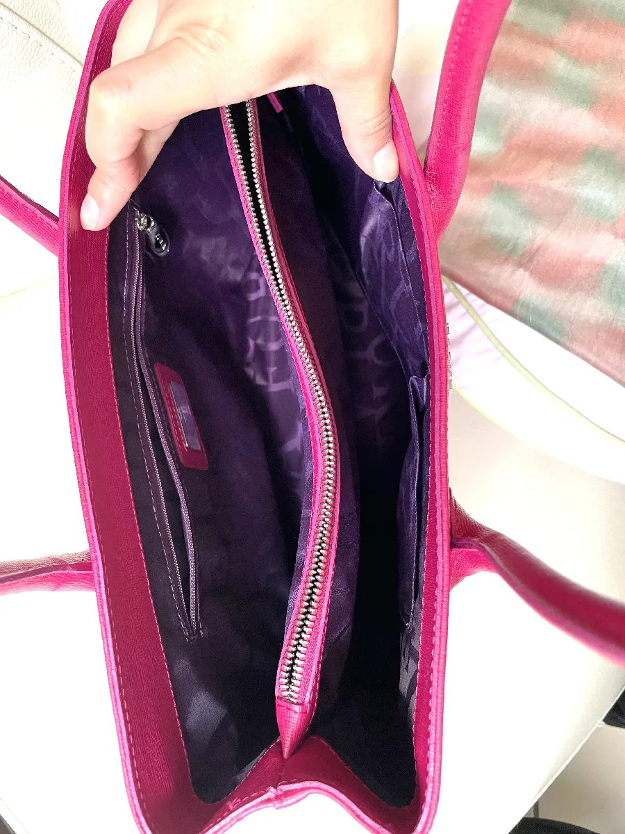 Sac bandoulière Furla cuir rose fuchsia - Accessoires & Bagagerie