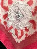 hermès foulard / carré 90 en soie casques et plumets rose