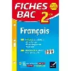 livre fiches bac - français 2de