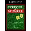 livre l'officiel du scrabble