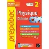 livre prépabac - physique - chimie 2de